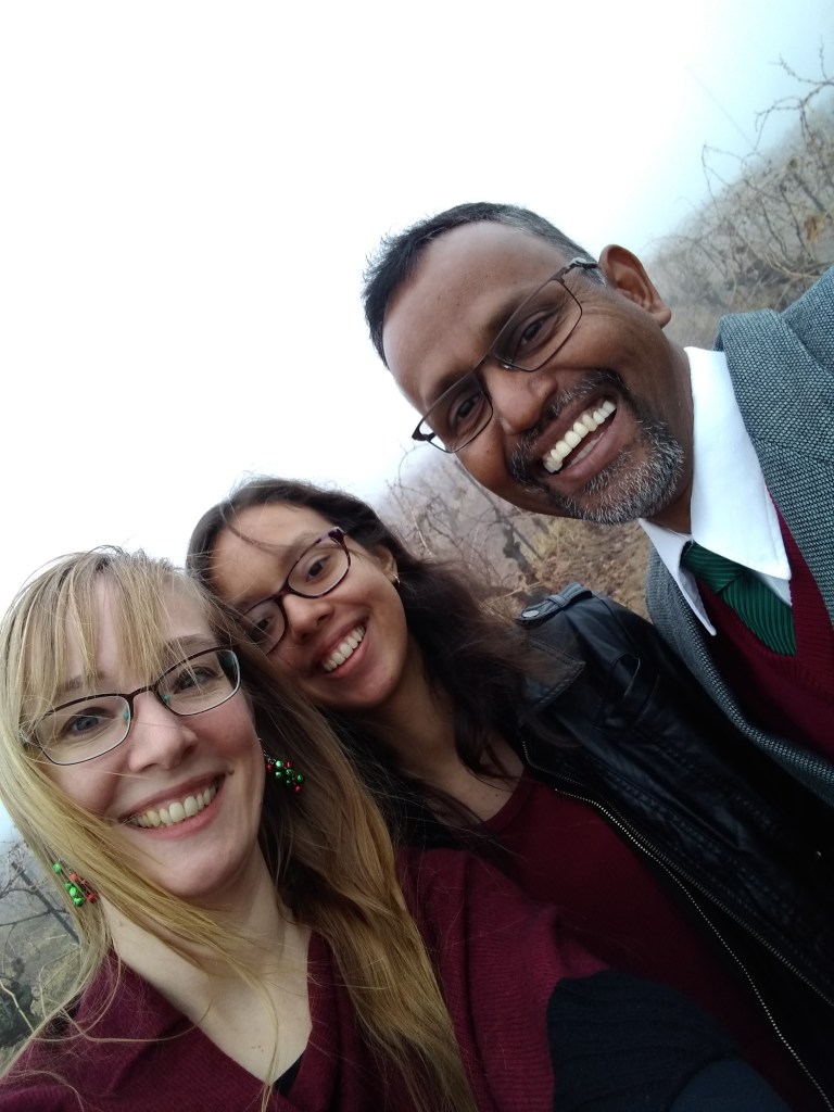 Bonita Jewel with husband and daughter