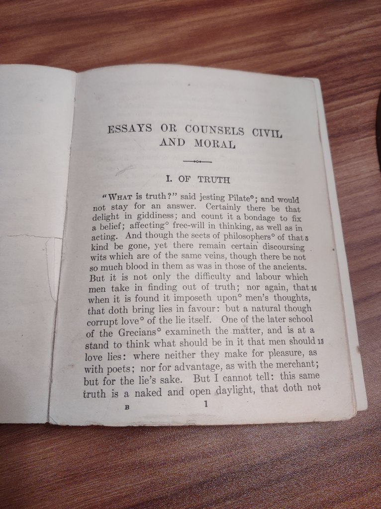 Of Truth by Francis Bacon